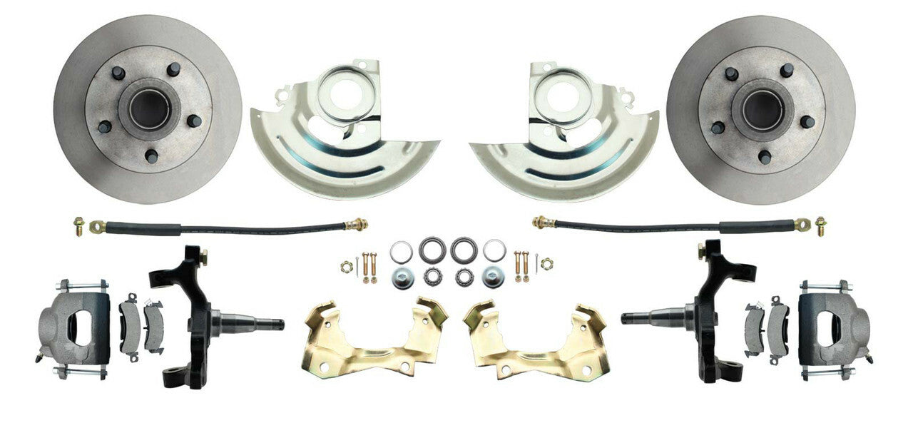 Fits 1964-1972 GM A Body 2" Drop Front Disc Brake Kit DBK6472D - Brake Kits Car Part People