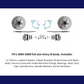 Fits 1965-1968 GM Full Size Standard Disc Brake Kit DBK6568 - Discs, Rotors, and Hardware Car Part People