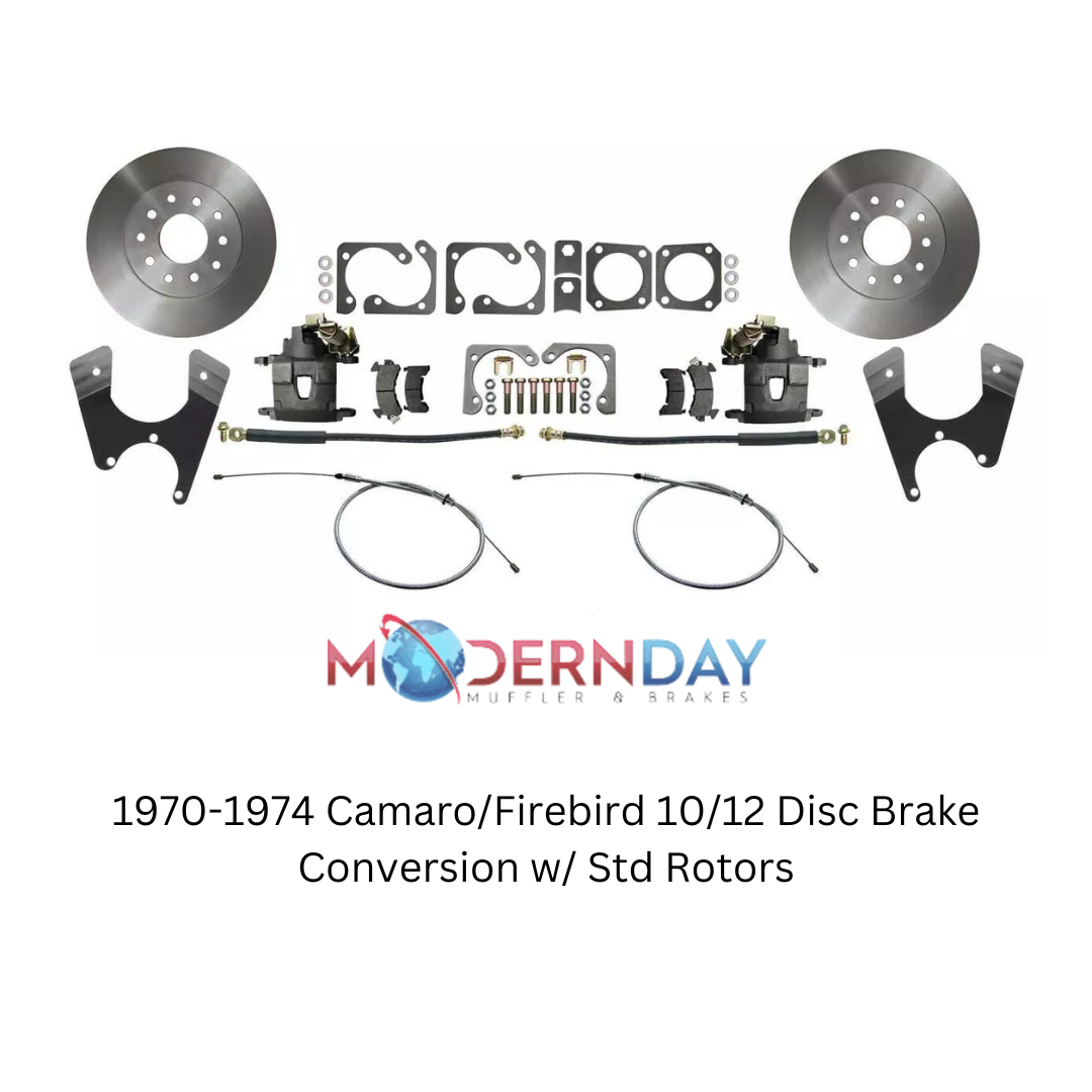 Fits 1970-1974 Camaro/Firebird 10/12 Disc Brake Conversion w/ Std Rotors DBK7074 - Brake Kits Car Part People