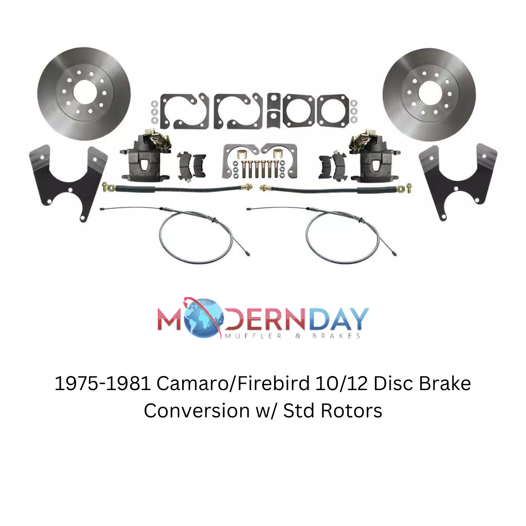 Fits 1975-1981 Camaro/Firebird 10/12 Disc Brake Conversion w/ Std Rotors DBK7581 - Brake Kits Car Part People