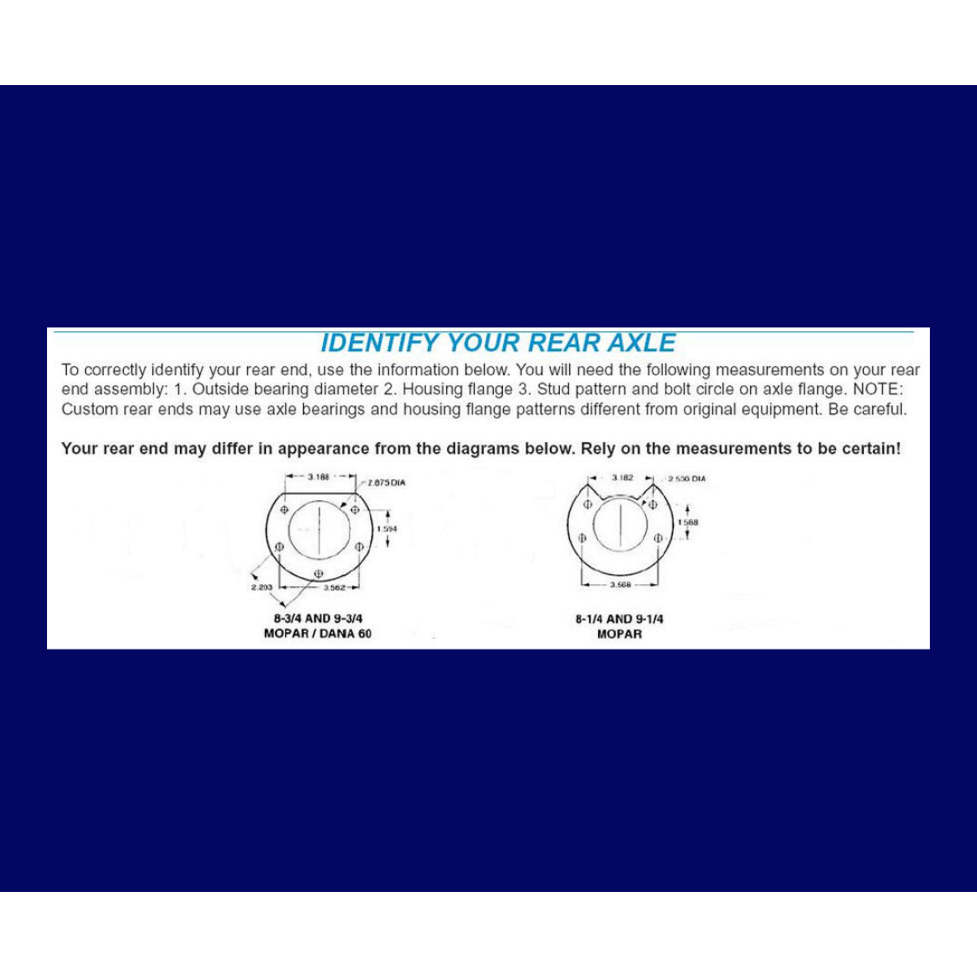 Fits 1957-1974 Mopar 8 3/4" Dana 60 Rear Disc Brake; Slotted; w/E-Brake DBK834LX - Discs, Rotors, and Hardware Car Part People