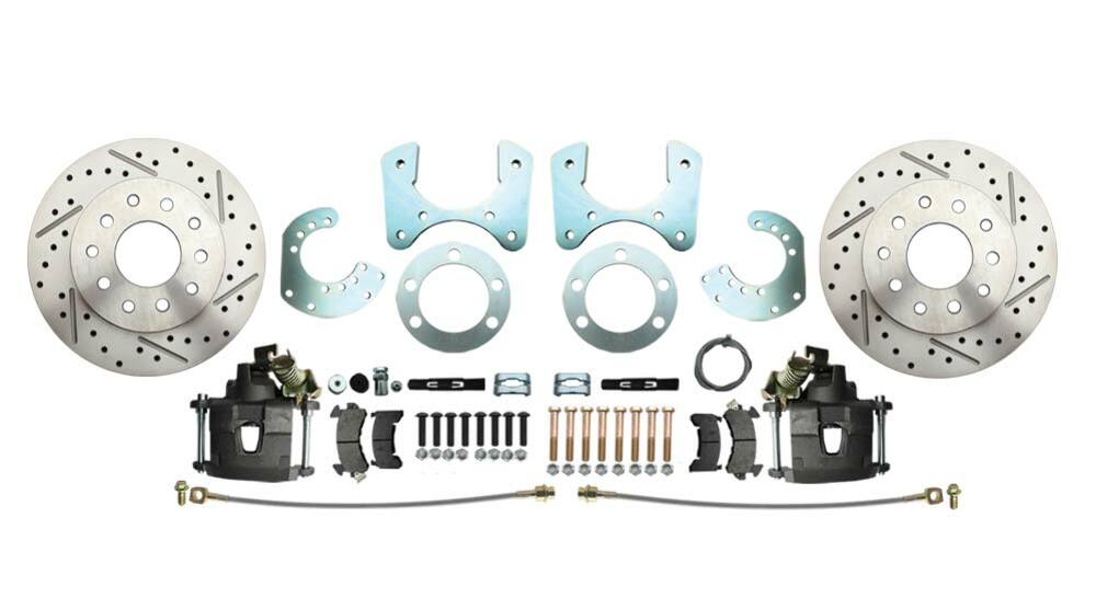 Fits 1957-1974 Mopar 8 3/4" Dana 60 Rear Disc Brake; Slotted; w/E-Brake DBK834LX - Discs, Rotors, and Hardware Car Part People