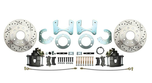 Fits 1957-1974 Mopar 8 3/4" Dana 60 Rear Disc Brake; Slotted; w/E-Brake DBK834LX - Discs, Rotors, and Hardware Car Part People
