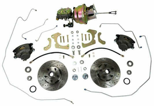Fits 1958 Chevrolet Full Size  Front Disc Brake Conversion Kit, Power DBP058