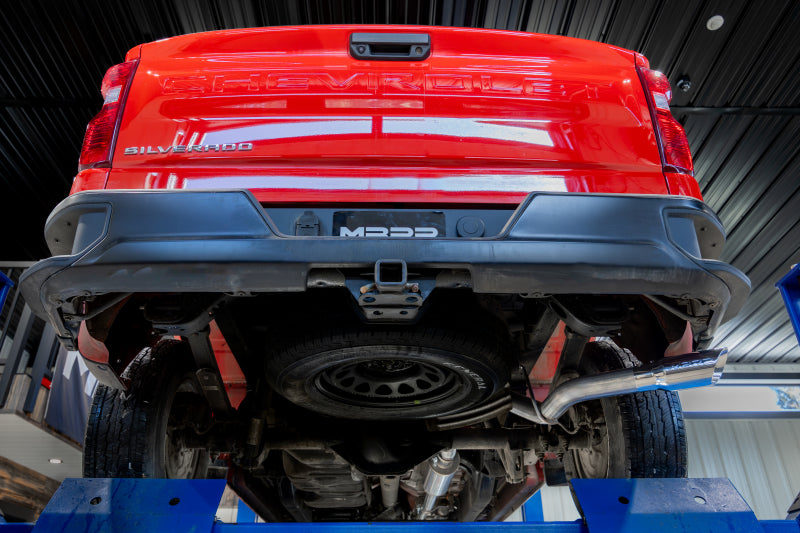 Fits 2019-2024 Chevrolet Silverado 1500 3in. Cat Back; Single Side; AL - S5019AL - Cat Back Exhaust Car Part People