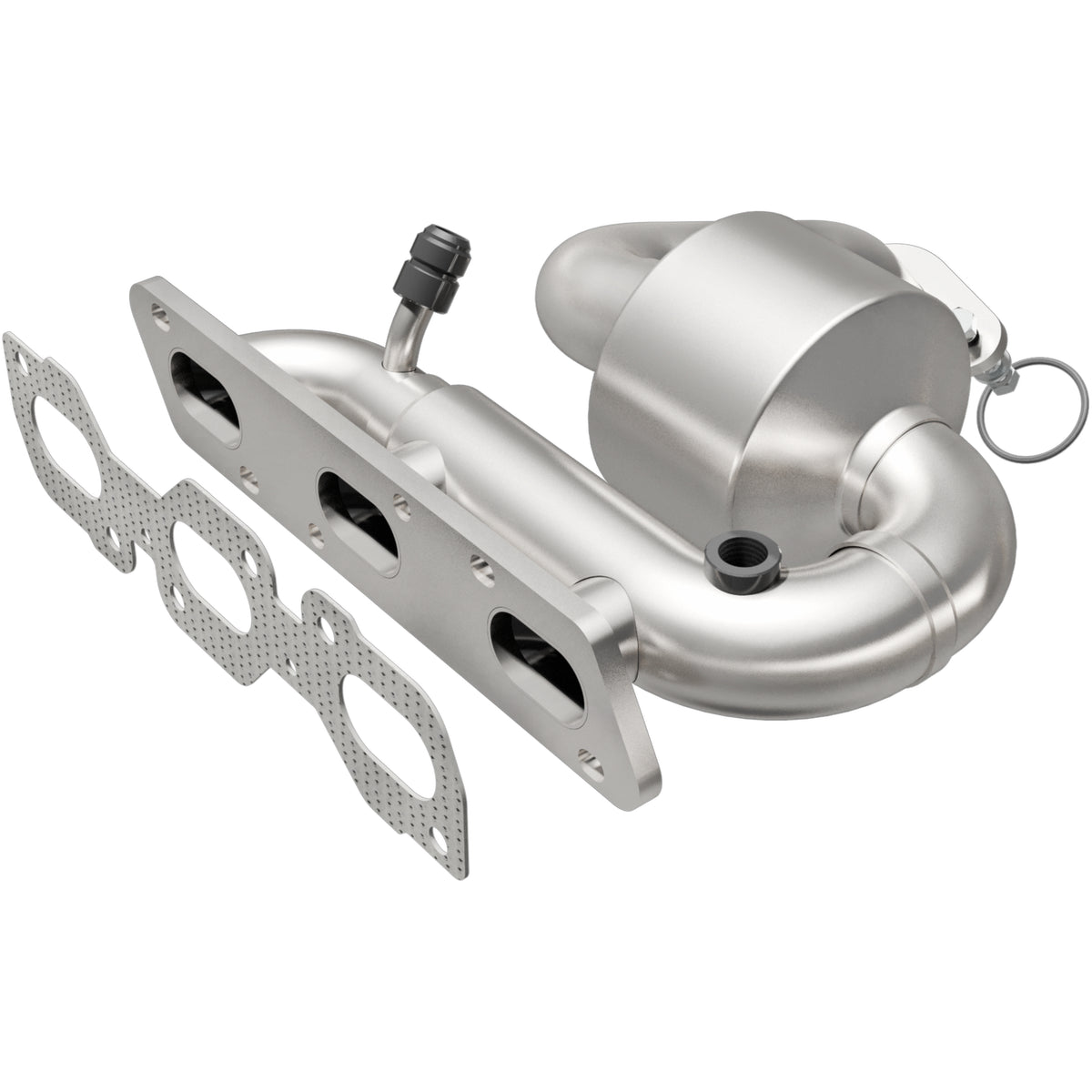 Catalytic Converter with Integrated Exhaust Manifold for HM Grade Federal / EPA Compliant Direct-Fit Manifold Catalytic