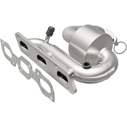 Catalytic Converter with Integrated Exhaust Manifold for HM Grade Federal / EPA Compliant Direct-Fit Manifold Catalytic