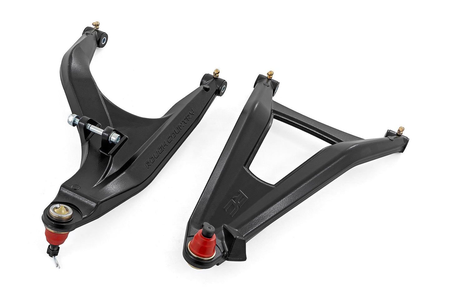 Rough Country Aluminum Control Arms - High Clearance w/ 2" Forward Offset - Can-Am Defender HD 5/HD 8/HD 9/HD 10 - 97041BLK
