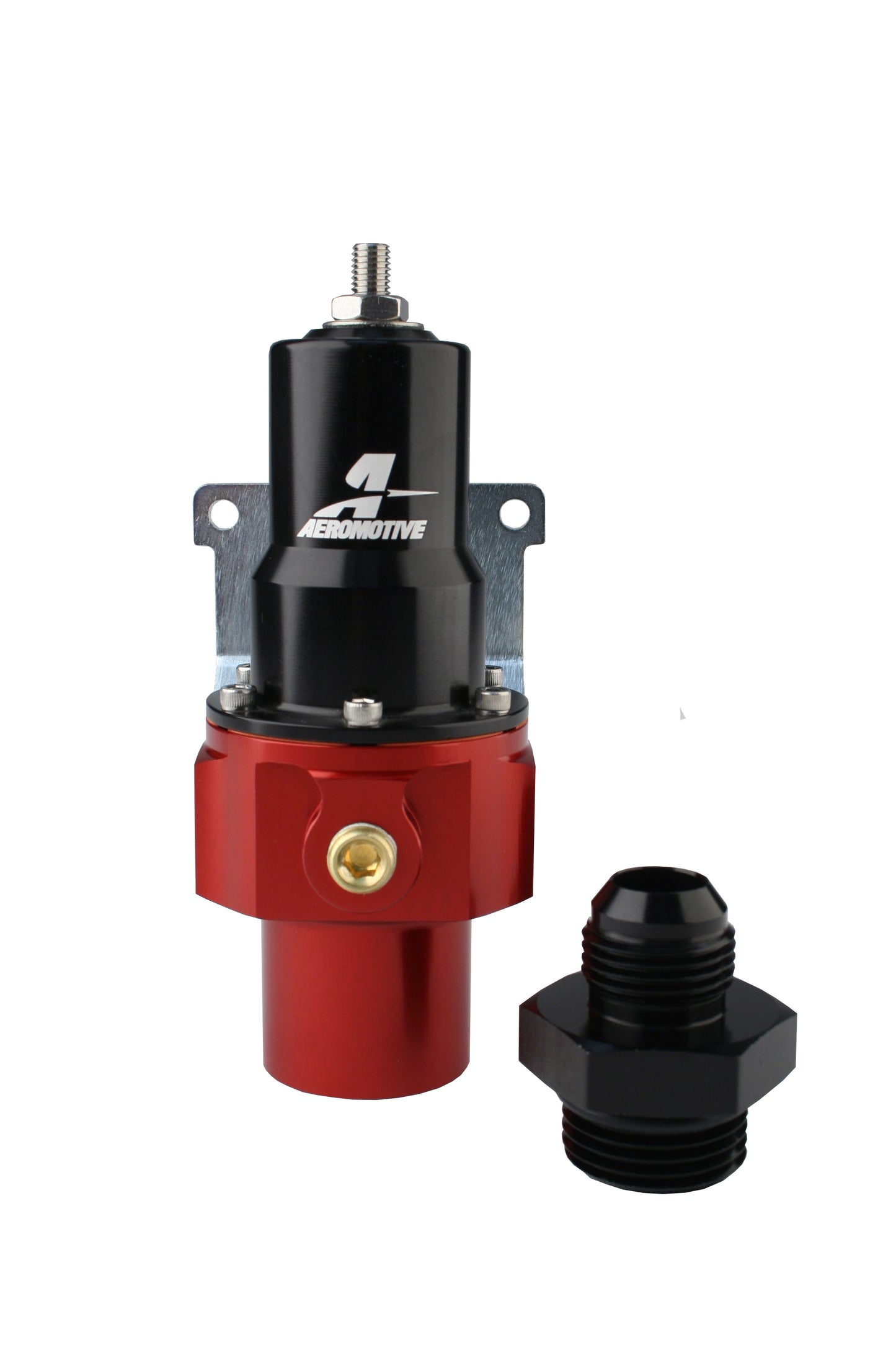 Fuel Pressure Regulator Adjustable Fuel Pressure Universal Fit Aeromotive 13210-BGPL