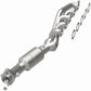 Catalytic Converter with Integrated Exhaust Manifold for HM Grade Federal / EPA Compliant Direct-Fit Manifold Catalytic