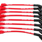 Spark Plug Wire Set Universal 10.4mm Silicone Spiro Pro 409 409 135? Red 79213