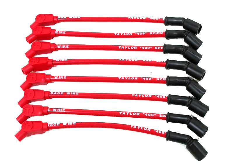 Spark Plug Wire Set Universal 10.4mm Silicone Spiro Pro 409 409 135? Red 79213