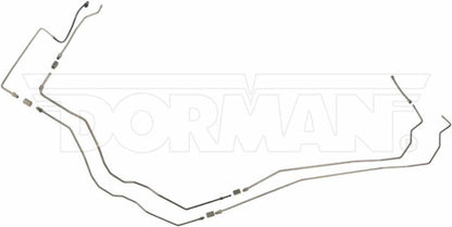 Fits 03-04 Saturn Ion Complete Fuel Line Kit; Stainless-DFL0011SS - Pre-Bent Fuel Lines Car Part People