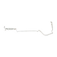 1968-69 Ford Ranchero Fuel Line Kit 3/8 Tank to Pump Fuel Line - DGL6804SS