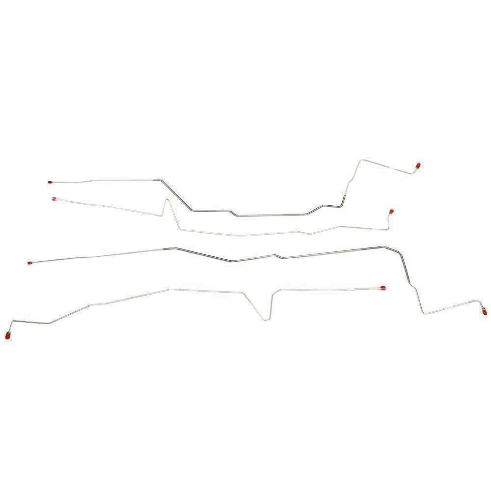 00-07 Ford Taurus Intermediate Brake Line Kit Rear Drum - DIN0003OM - Intermediate Lines Car Part People