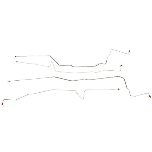 00-07 Ford Taurus Intermediate Brake Line Kit Rear Drum - DIN0003OM - Intermediate Lines Car Part People