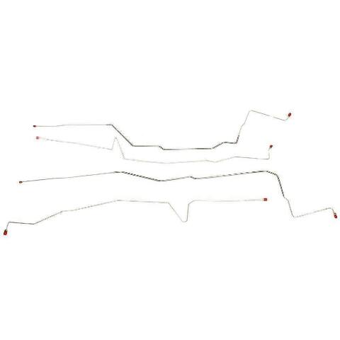 2000-07 Ford Taurus Intermediate Brake Line Kit Rear Drum - DIN0003OM