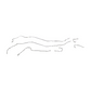 For Ford Escape 2001-2004 Intermediate Brake Line w/ AWABS-DIN0103OM-CPP