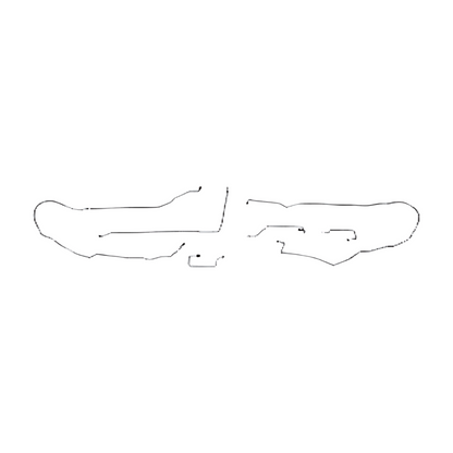 2005-06 Ford Escape Intermediate Brake Line 2WD AWABS Stainless - DIN0503SS - Intermediate Lines Car Part People