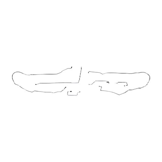 2005-06 Ford Escape Intermediate Brake Line 2WD AWABS Stainless - DIN0503SS - Intermediate Lines Car Part People