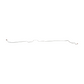 1967 Ford Fairlane Intermediate Brake Line with Disc Brakes Stainless DIN6702SS