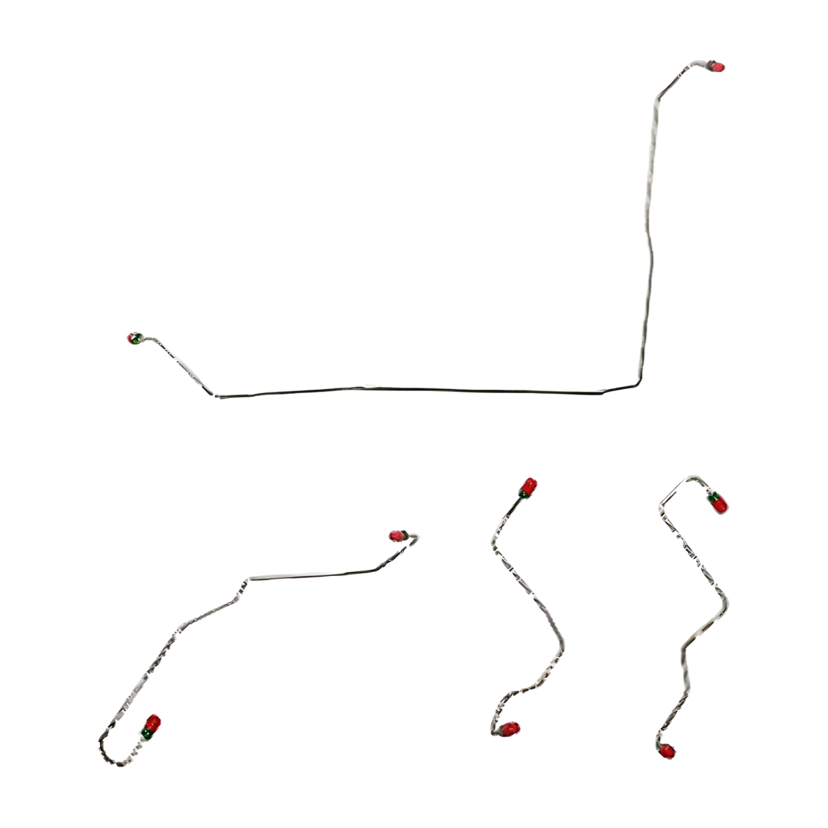 For Ford Escape 2001-2004 Front Brake Line Kit w/ AWABS-DKT0101SS-CPP - Front Lines Car Part People
