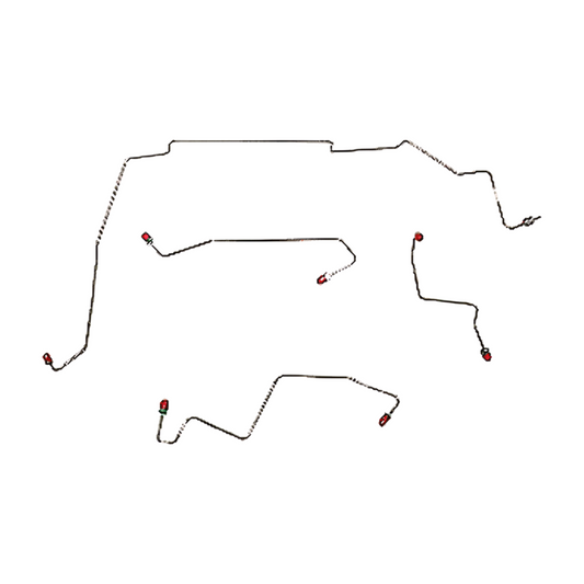For Ford Escape 2005-2006 Front Brake Line 2WD|AWD Disc/Drum Brake-DKT0501SS-CPP - Front Lines Car Part People