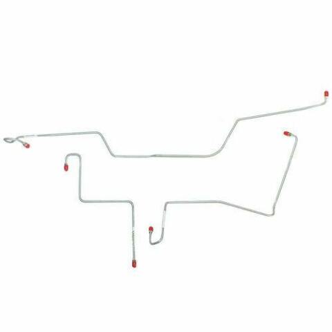 1966 Ford Fairlane Front Brake Line Kit with Standard Drum Brakes - DKT6601SS