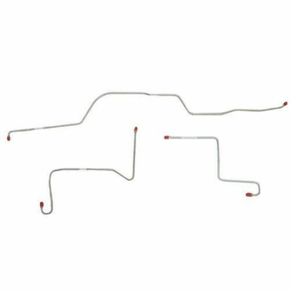 1966 Ford Fairlane Front Brake Line Kit with Power Drum Brakes - DKT6602OM - Front Lines Car Part People