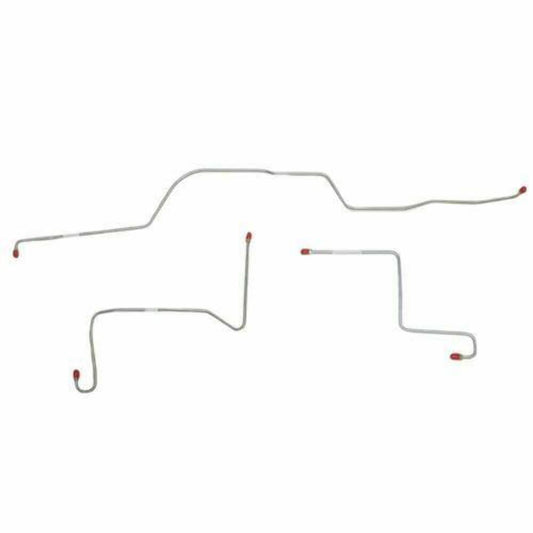 1966 Ford Fairlane Front Brake Line Kit with Power Drum Brakes - DKT6602OM - Front Lines Car Part People
