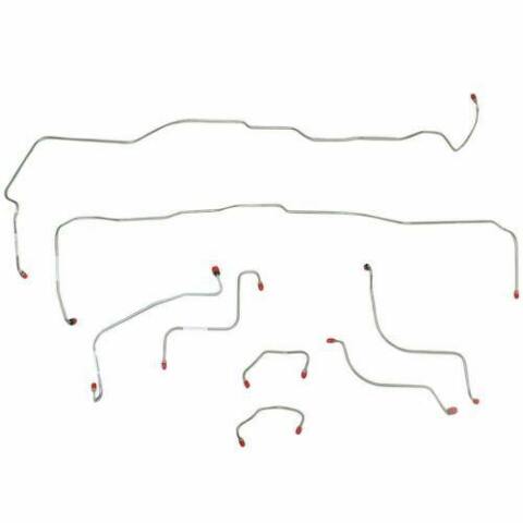 1967 Ford Fairlane Front Brake Line Kit with Power Disc Brakes - DKT6703OM