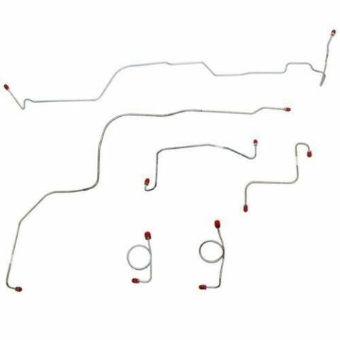 1968-69 Ford Fairlane Front Brake Line Kit with Standard Drum Brakes - DKT6801OM