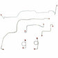 1968-69 Ford Fairlane Front Brake Line Kit with Standard Drum Brakes - DKT6801SS