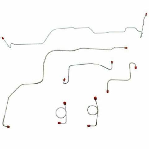 1968-69 Ford Fairlane Front Brake Line Kit with Standard Drum Brakes - DKT6801SS