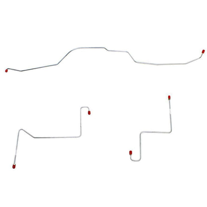 1968-69 Ford Fairlane Front Brake Line Kit with Power Disc Brakes - DKT6802OM - Front Lines Car Part People