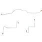 1968-69 Ford Fairlane Front Brake Line Kit with Power Disc Brakes - DKT6802OM
