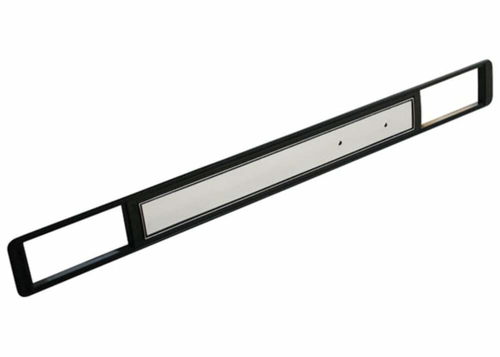 Fits 1978-1980 Chevrolet C10; Dash Pad Molding - With A/C DPM80ACBLKWOOD