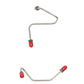 Ford Escape 2001-2007 Rear Axle Brake Lines Rear Drum Stainless DRA0501SS-CP