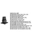 95-00 Dodge Caravan Exhaust Flex Pipe Repair Kit