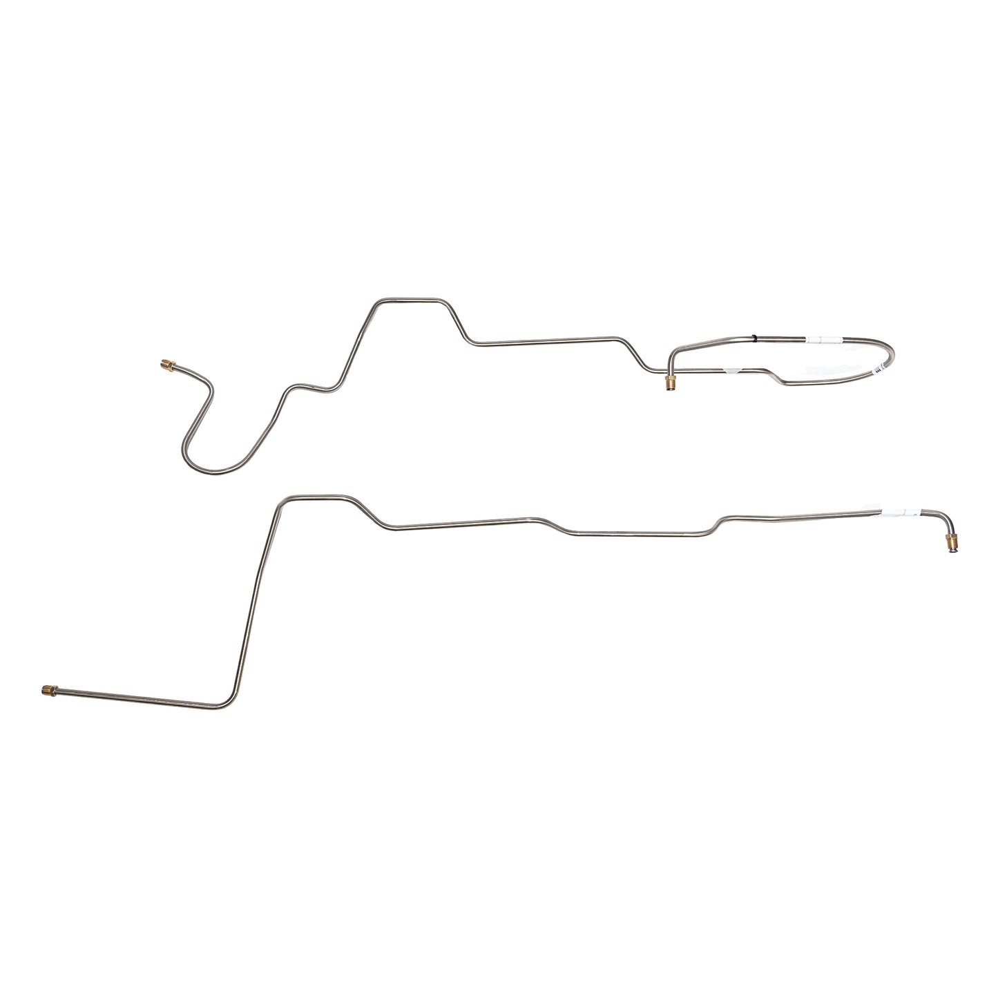 1966 Ford Fairlane SM BLK Transmission Cooler Lines C4 Transmission - DTC6602SS - Transmission Lines Car Part People