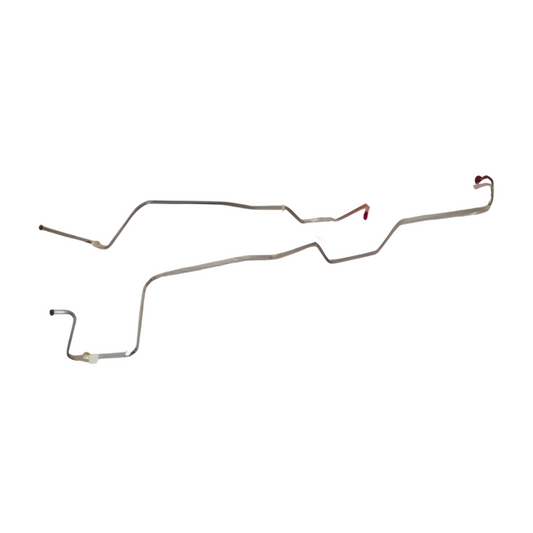 Fine Lines DTC6901SS - Transmission Cooler Lines w/ 351W FMX Transmission for 1969 Ford Fairlane - Transmission Lines Car Part People