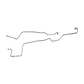 Fine Lines DTC6901SS - Transmission Cooler Lines w/ 351W FMX Transmission for 1969 Ford Fairlane