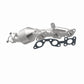 Catalytic Converter with Integrated Exhaust Manifold for HM Grade Federal / EPA Compliant Direct-Fit Manifold Catalytic