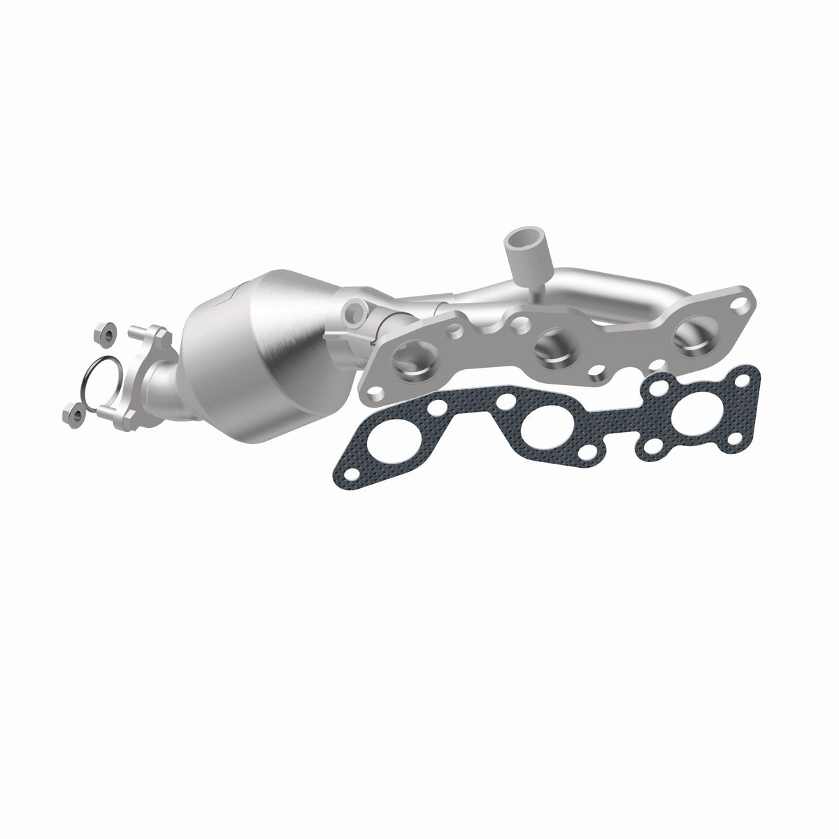 Catalytic Converter with Integrated Exhaust Manifold for HM Grade Federal / EPA Compliant Direct-Fit Manifold Catalytic