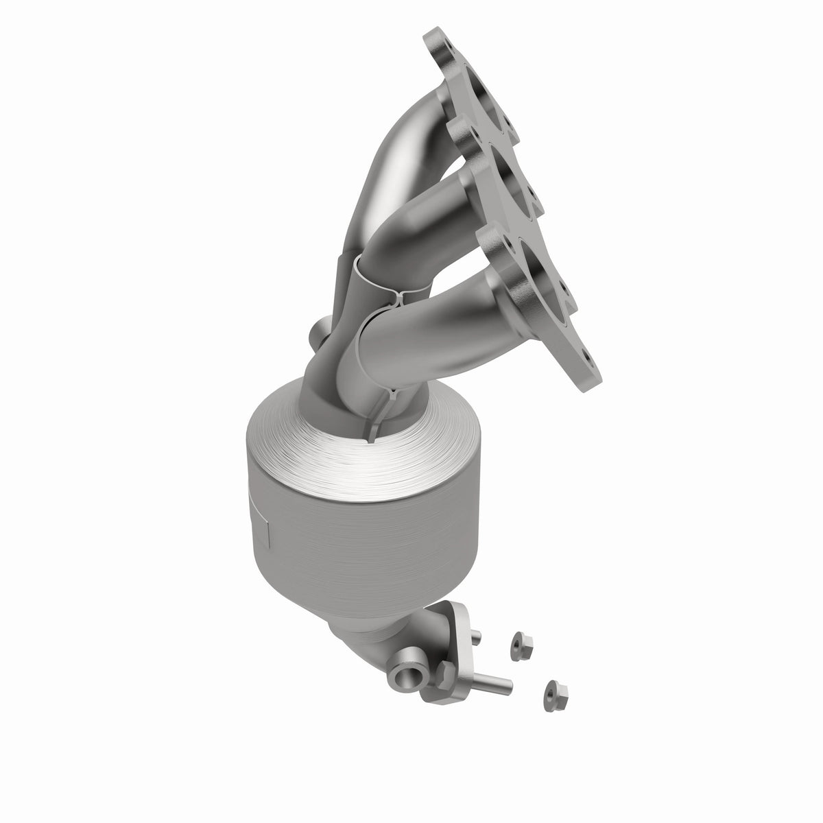 Catalytic Converter with Integrated Exhaust Manifold for HM Grade Federal / EPA Compliant Direct-Fit Manifold Catalytic