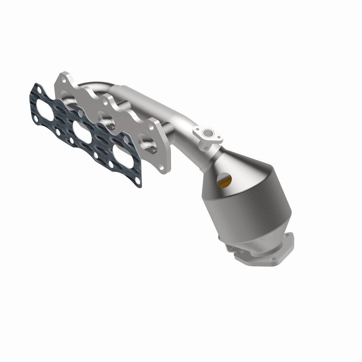 Catalytic Converter with Integrated Exhaust Manifold for HM Grade Federal / EPA Compliant Direct-Fit Manifold Catalytic
