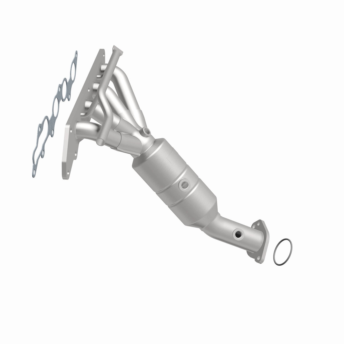 Catalytic Converter with Integrated Exhaust Manifold for HM Grade Federal / EPA Compliant Direct-Fit Manifold Catalytic