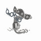 Catalytic Converter with Integrated Exhaust Manifold for HM Grade Federal / EPA Compliant Direct-Fit Manifold Catalytic