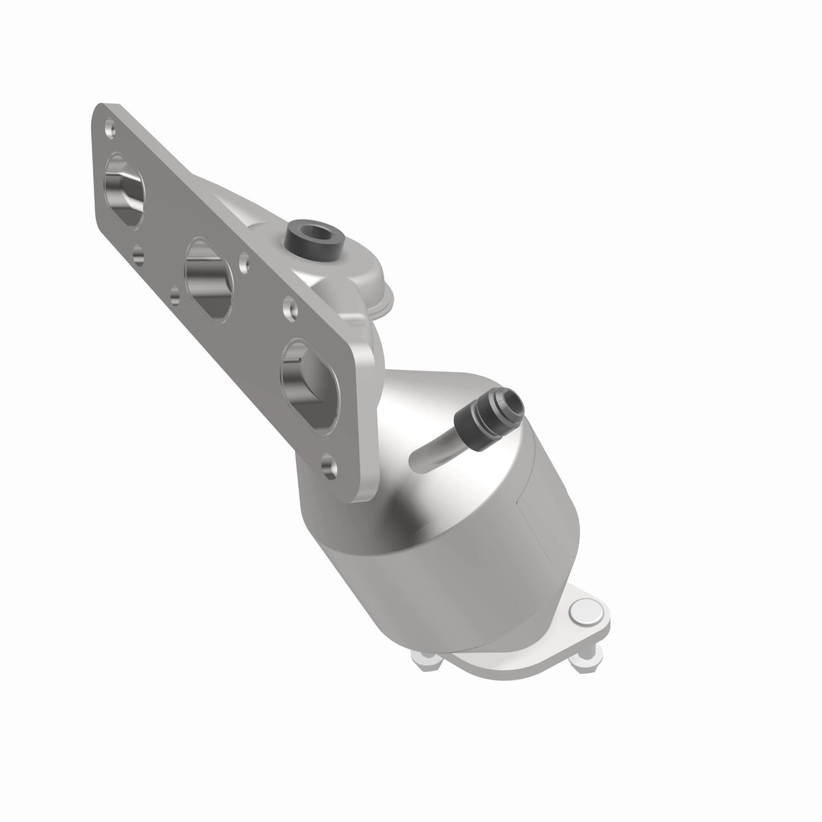 Catalytic Converter with Integrated Exhaust Manifold for HM Grade Federal / EPA Compliant Direct-Fit Manifold Catalytic