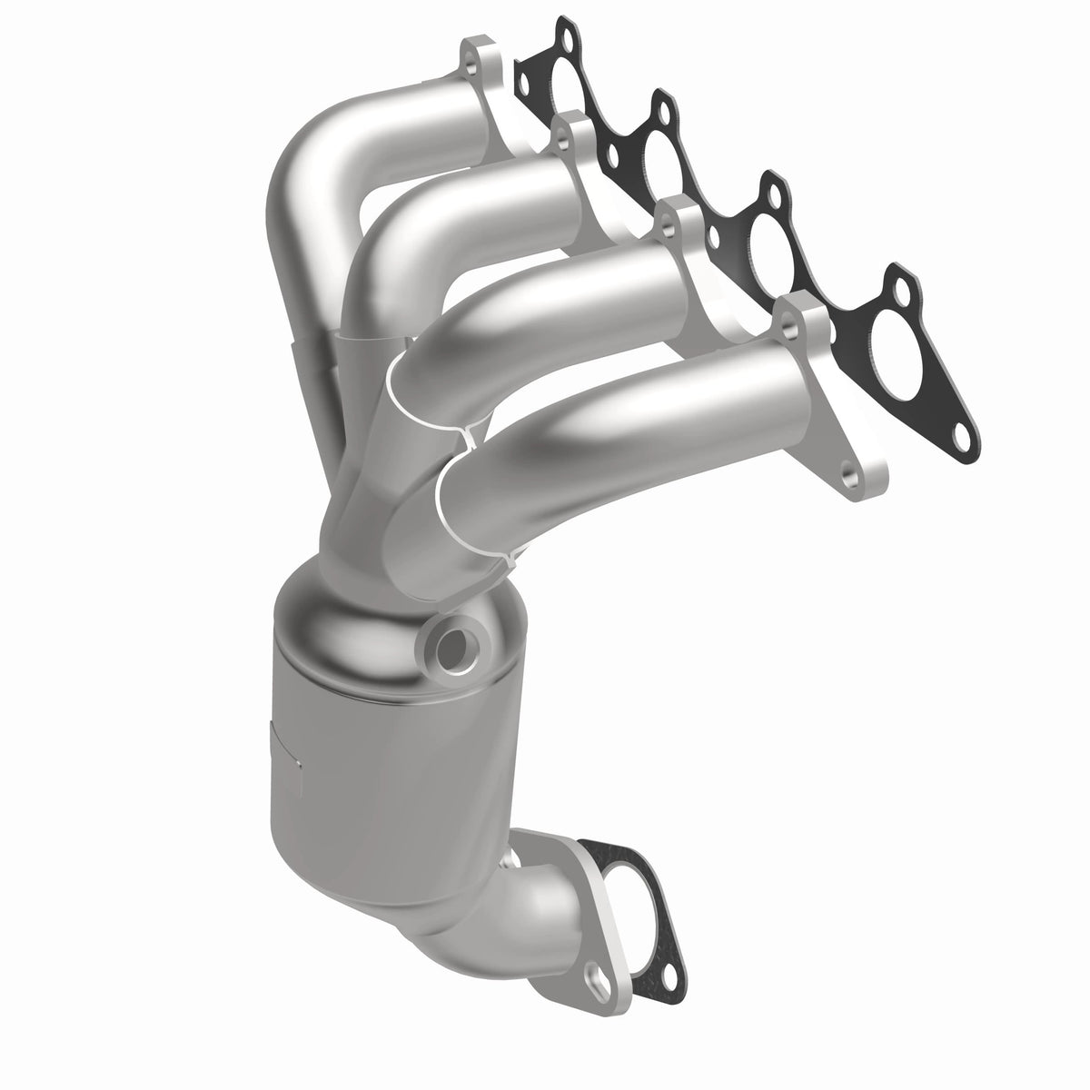 Catalytic Converter with Integrated Exhaust Manifold for HM Grade Federal / EPA Compliant Direct-Fit Manifold Catalytic
